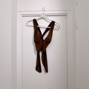 Brown Urban Outfitters Crop Top